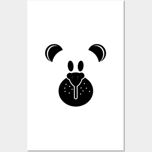 Bear Face Posters and Art